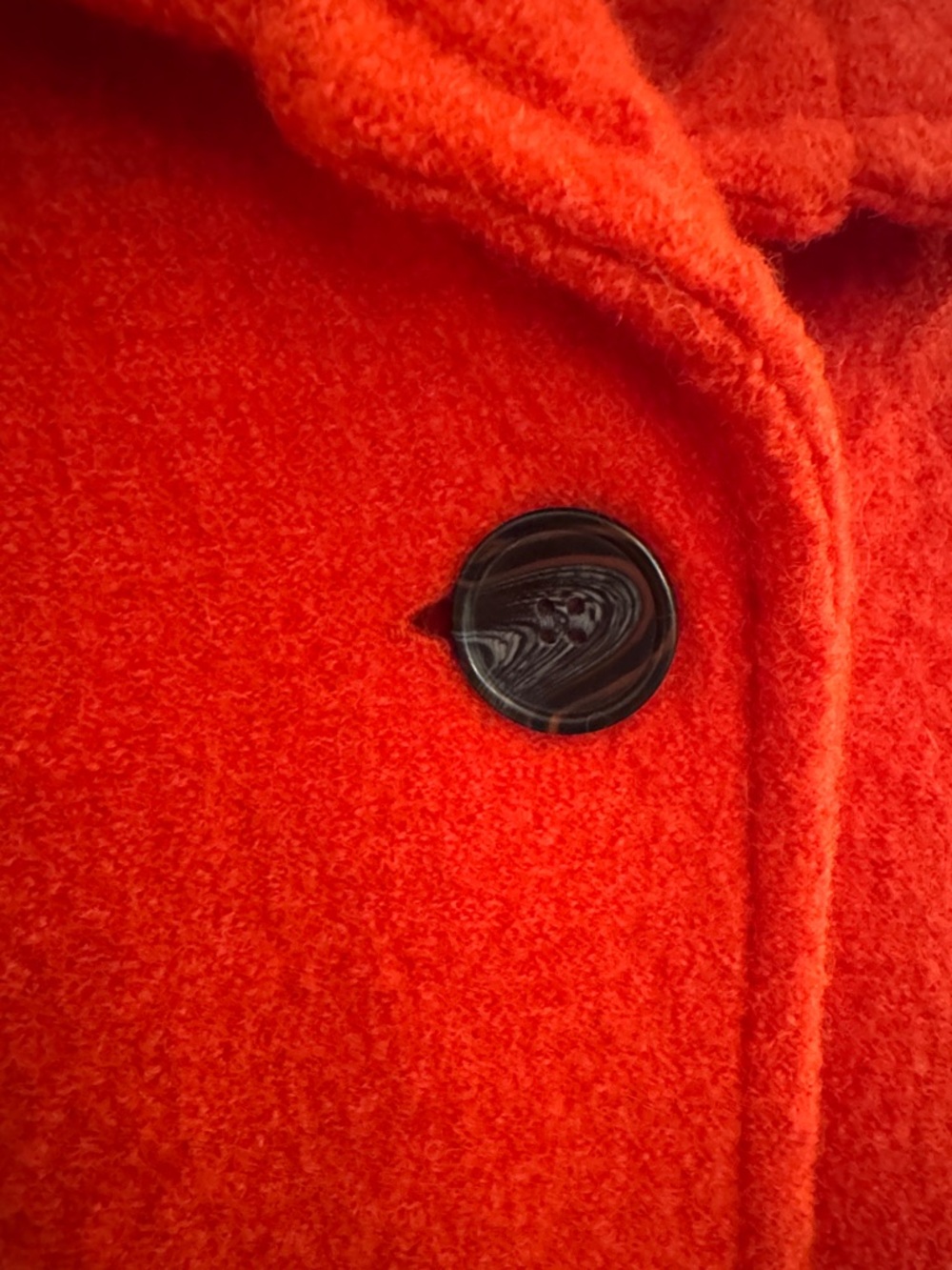 Evan Picone Red Women’s Wool Pea Coat - Picture 4 of 4